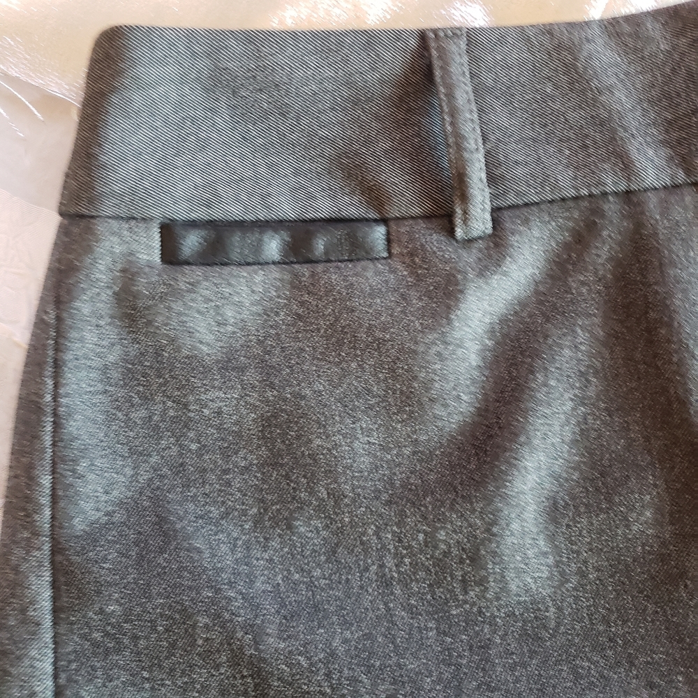 NICE! WOOL VINTAGE STRETCH MINI SKIRT GUNMETAL GRAY SIZE 1/2 (XS-SMALL) - Picture 3 of 9